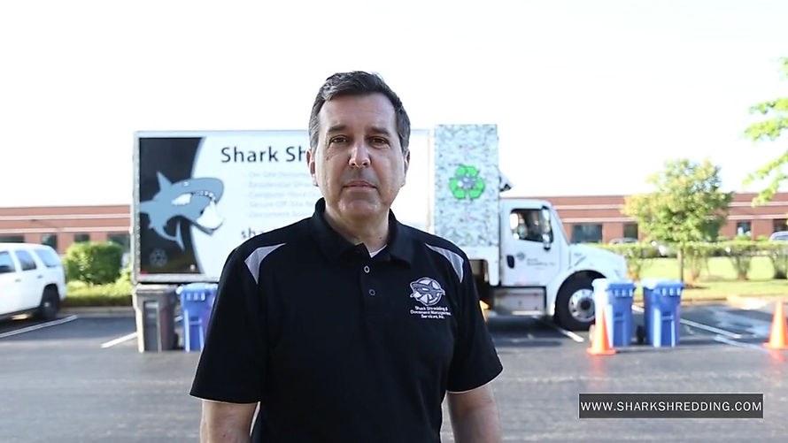 Message from Shark Shredding about Shop Shred Days